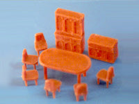 Comedor Early american 1:50 (9pz)